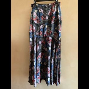 FREE PEOPLE  double side-slit skirt